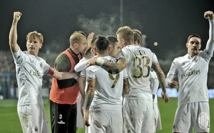 A seriya. «Milan» yirik hisobda g‘alaba qozonib, 2-o‘ringa ko‘tarilib oldi