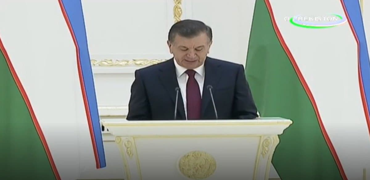 Mirziyoyev elchilarni qabul qilish marosimida O‘zbekistonning qat'iy pozitsiyasini eslatib o‘tdi
