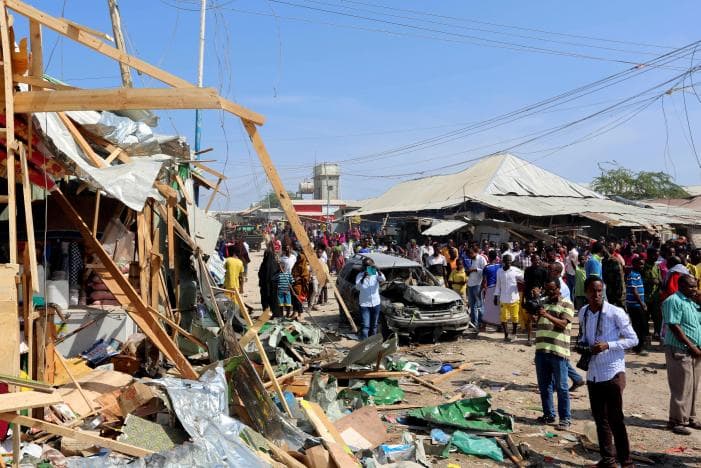 Somali poytaxtidagi portlashda halok bo‘lganlar soni 35 kishigacha yetdi