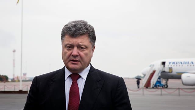 Порошенко Украина шарқидаги вазият туфайли Германияга сафарини қисқартирди