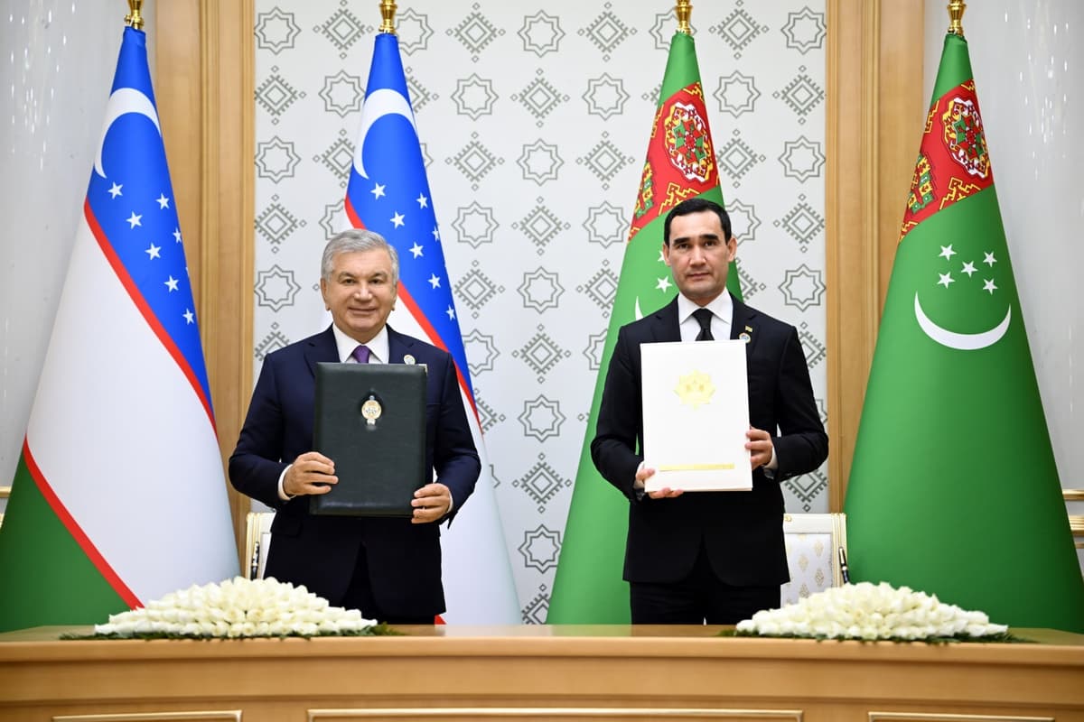 Uzbekistan and Turkmenistan agree to establish Supreme Council of Strategic Partnership