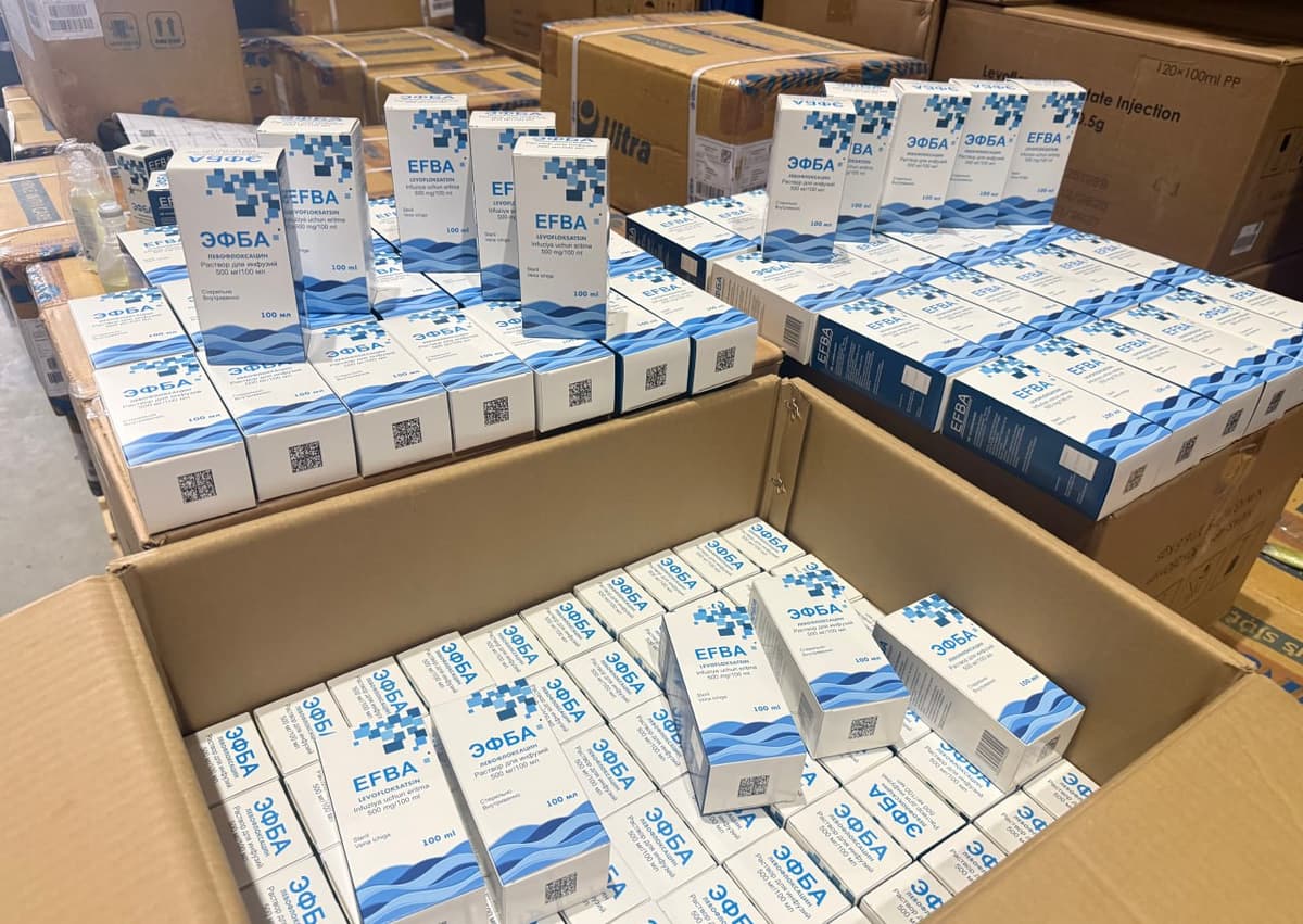 Tashkent customs seize 21 tons of counterfeit medicines shipped from China