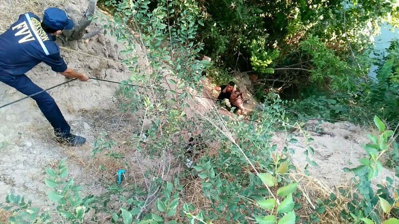 ФВВ ходимлари “Бўрижар” каналида қутқарув ишларини олиб боришди
