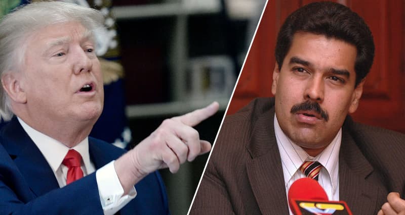 Tramp Venesuela prezidenti Nikolas Maduroni diktator deb atadi