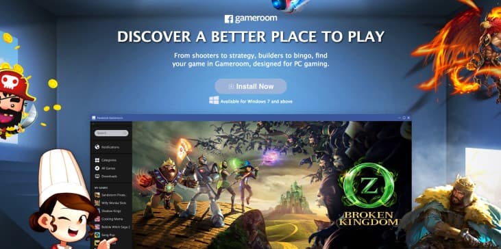 Facebook ijtimoiy tarmog‘i Gameroom o‘yin platformasini ishga tushirdi