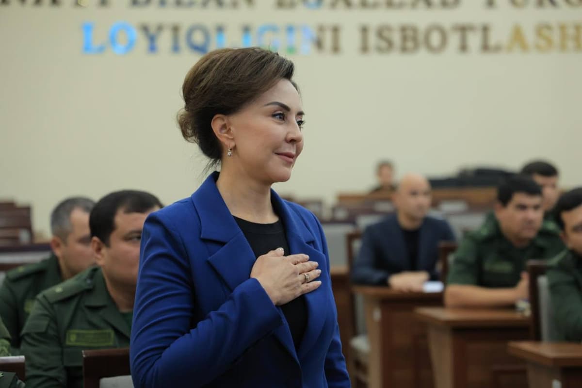 Nilufar Allabergenova Toshkent shahri prokuroriga oʻrinbosar boʻldi