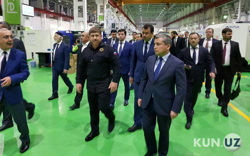 Рамзан Қодиров «Artel» заводига борди (фото)