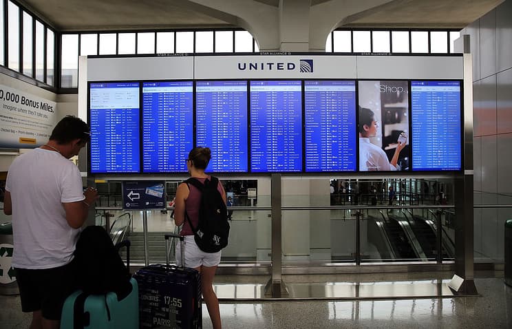 United Airlines butun dunyo bo‘ylab parvozlarini vaqtinchalik to‘xtatib qo‘ydi