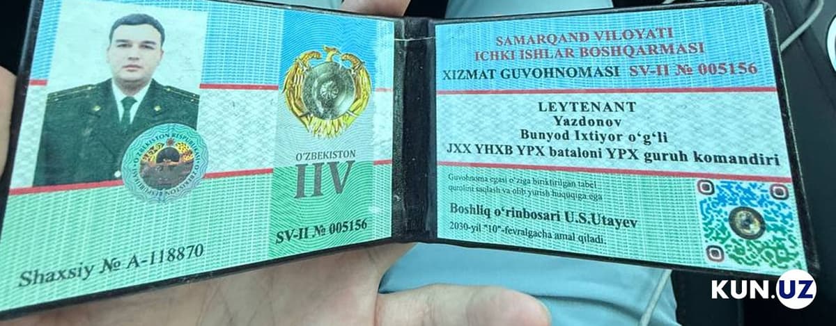 Samarqandda odamlarni juda katta summaga chuv tushirgan ichki ishlar xodimi 8 yilga qamaldi