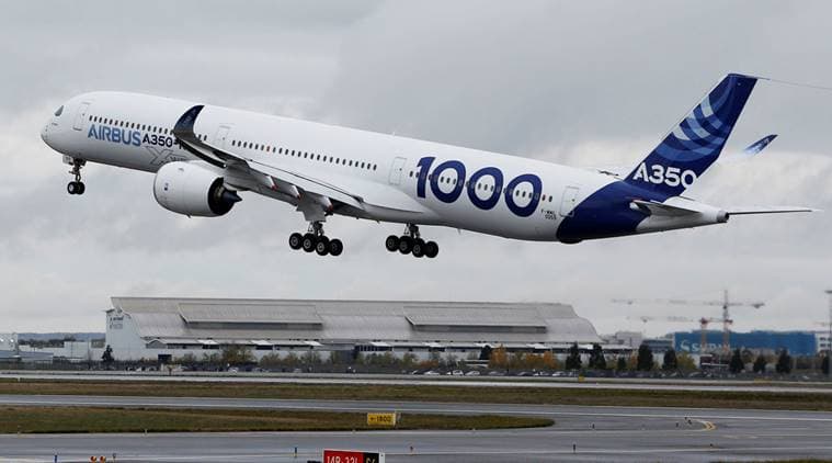 Yangi Airbus A350-1000 samolyoti ilk marotaba havoga ko‘tarildi