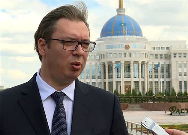 Serbiya prezidenti farzandli bo‘lgani sabab Qozog‘istonga safarini qisqartirdi 
