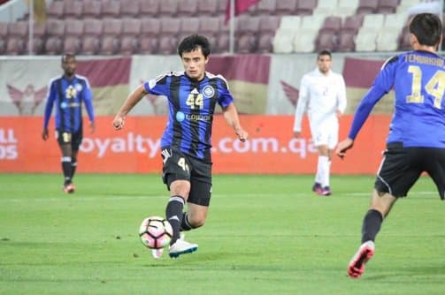 Video: Sanjar Shoahmedov Qatar chempionatidagi ilk golini Sardor Rashidov jamoasiga qarshi o‘yinda urdi
