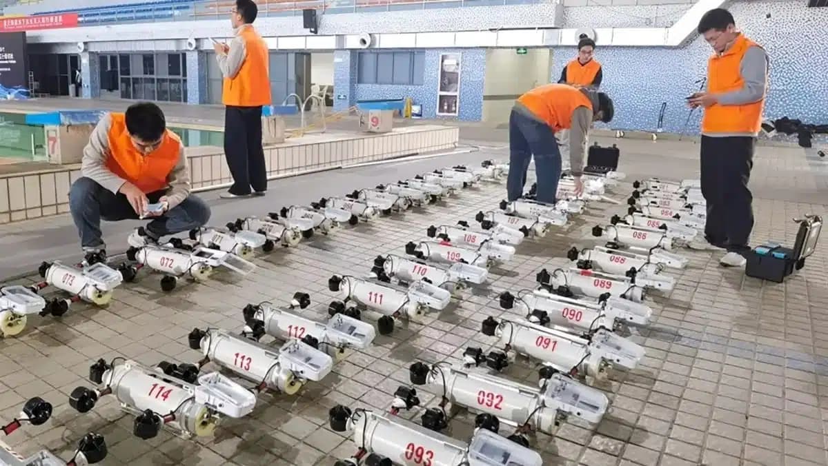 Хитойда 116 дрон сув остида рекорд ўрнатди