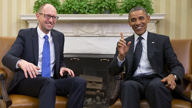 Arseniy Yatsenyuk Barak Obama bilan uchrashdi
