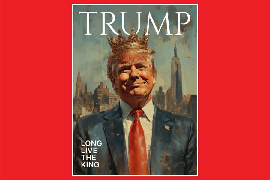 Трамп ижтимоий тармоқдаги постида ўзини «қирол» деб атади