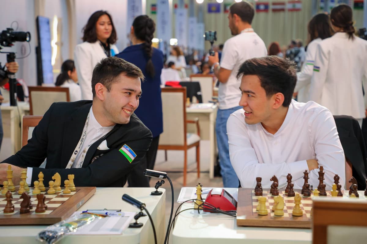 All six Uzbekistan teams open Chess Olympiad with wins