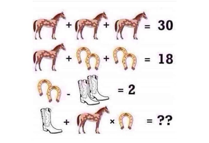 Siz bu matematik boshqotirmaning to‘g‘ri javobini topa olasizmi?