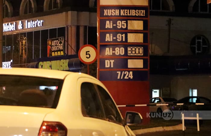 O‘zbekistonda benzin uchun soliq 50 foizga kamaytirildi