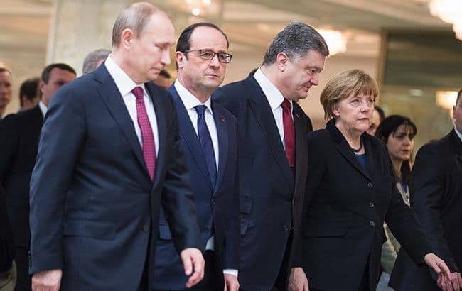 Putin «Normand to‘rtligi» formatida Donbassdagi muammolarni muhokama qildi