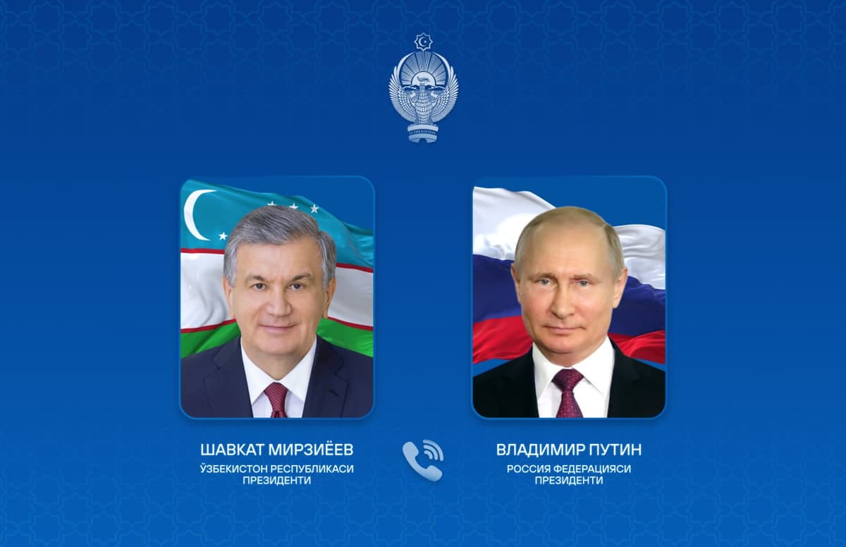 Шавкат Мирзиёев ва Владимир Путин телефон орқали мулоқот қилди