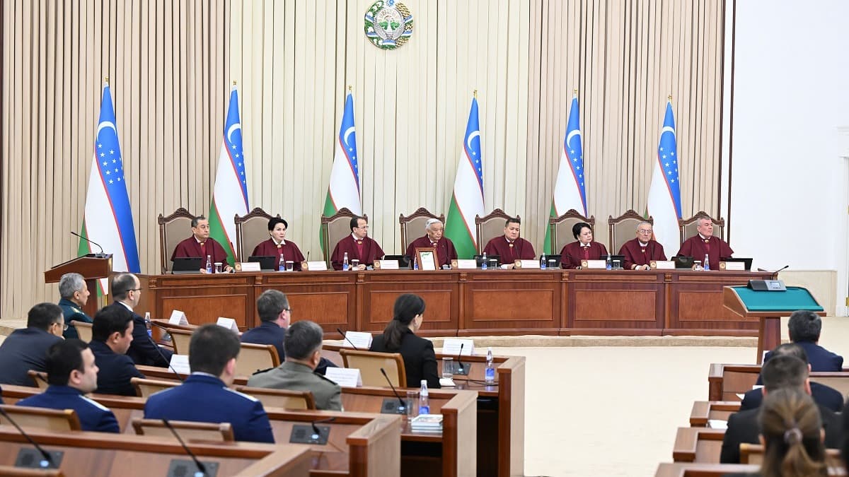Конституциявий суд мажлислари интернетда трансляция қилинади