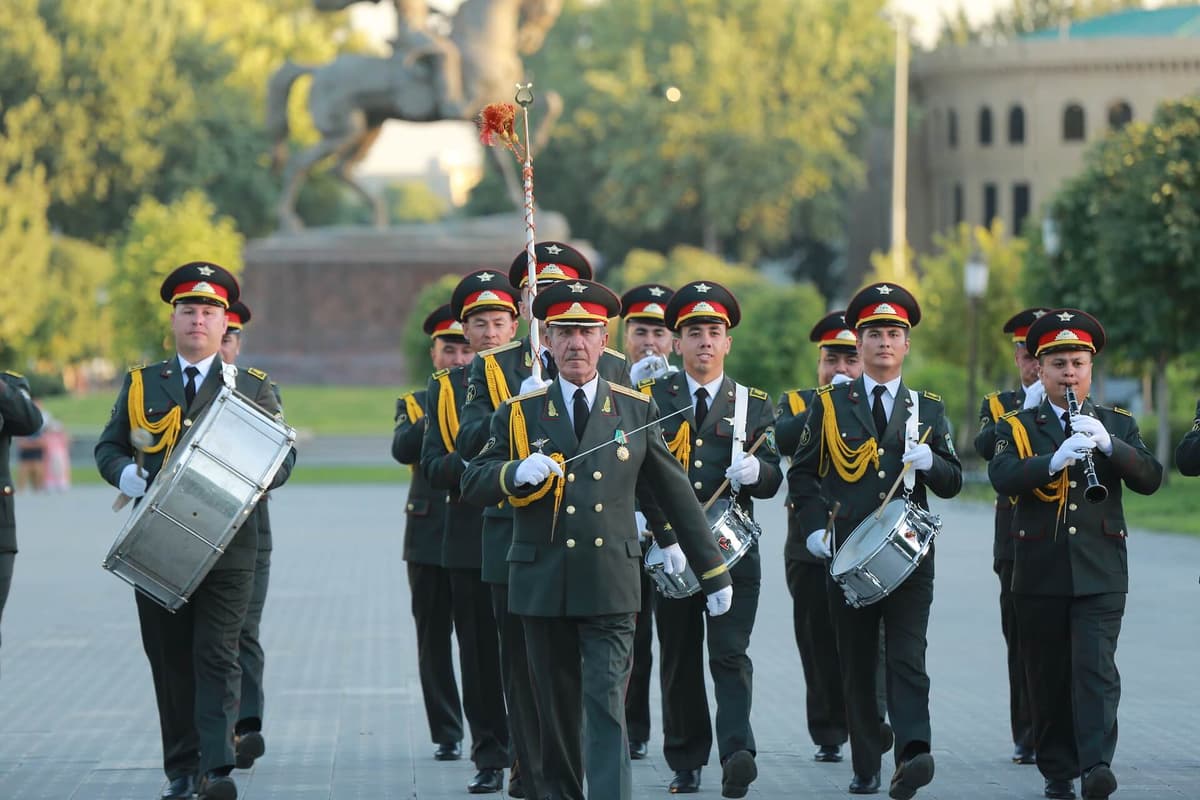 O‘zbekiston harbiy orkestri Qizil Maydonda chiqish qiladi