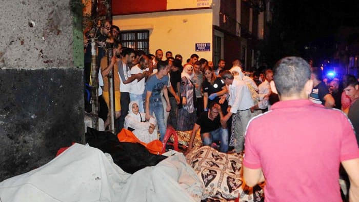 Turkiyada to‘yda yuz bergan terakt oqibatida qurbon bo‘lganlar soni 50 nafarga yetdi