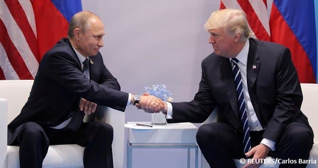 Ҳамбургда Путин ва Трамп ўртасида музокара бошланди