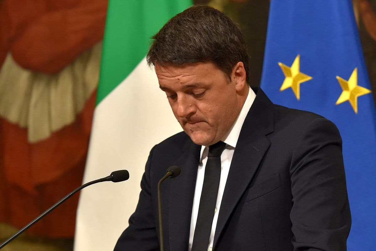 Italiya bosh vaziri iste'foga chiqishi mumkinligi xaqida bayonot berdi