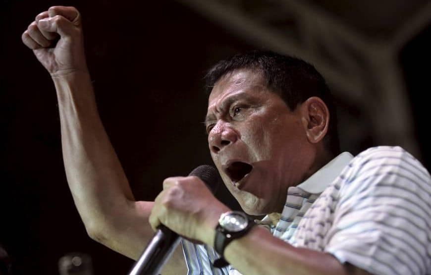 Duterte Filippinda harbiy holat rejimini e'lon qilishga tayyor