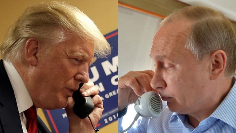 Putin va Tramp o‘rtasida telefon orqali ilk suhbat bo‘lib o‘tdi