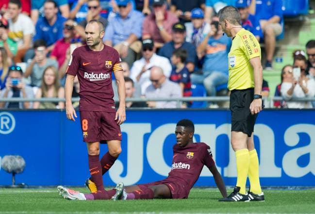 Valverde jarohat olgani uchun Dembelening o‘zini aybladi