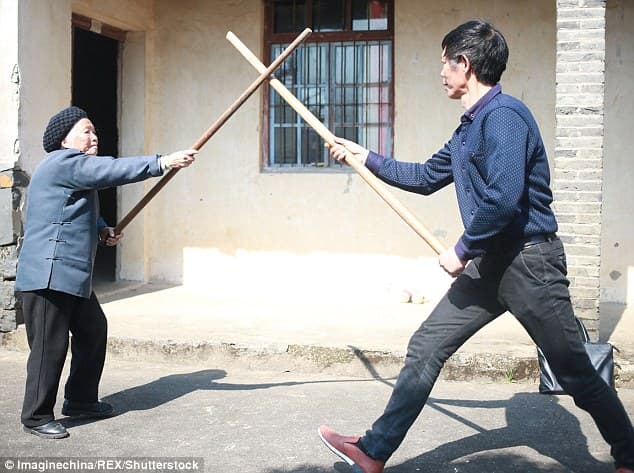 Xitoyda 94 yoshli kung-fuchi ayol topildi 