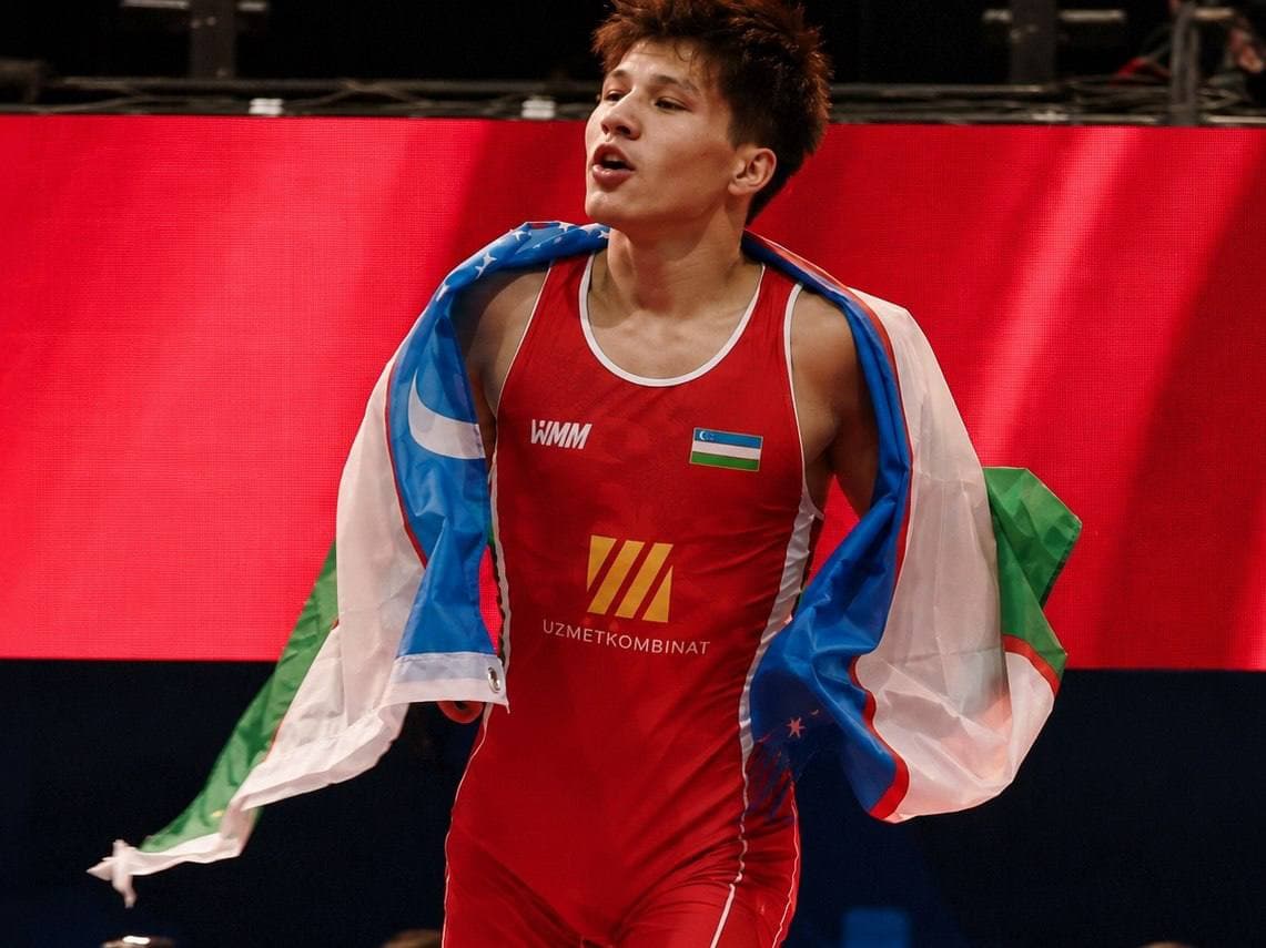 Uzbek wrestler Kuvonchbek Ismoilov wins U20 world championship in Slovakia