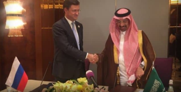 Rossiya va Saudiya Arabistoni neft bozoridagi narxni barqarorlashtirish bo‘yicha bayonot imzoladi