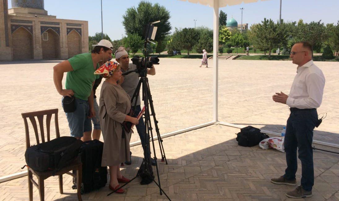 Rossiya telekanali O‘zbekiston haqida hujjatli filmni suratga ola boshladi