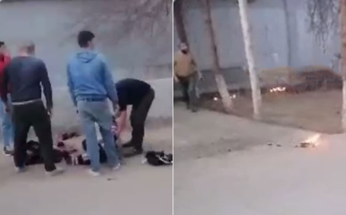 В Андижане на автозаправке взорвался газовый баллон автомобиля