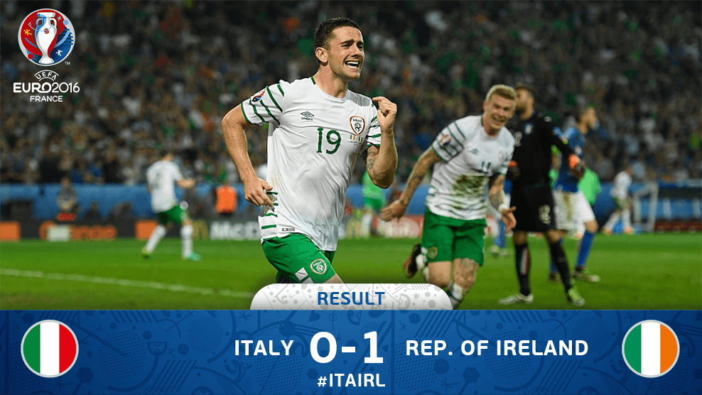 Fantastika: Irlandiya Italiyani yengib pley-offga chiqdi 
