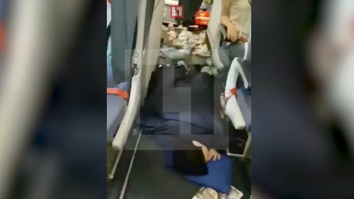 Moskva-Bangkok reysidagi favqulodda vaziyat oqibatlari videosi paydo bo‘ldi 