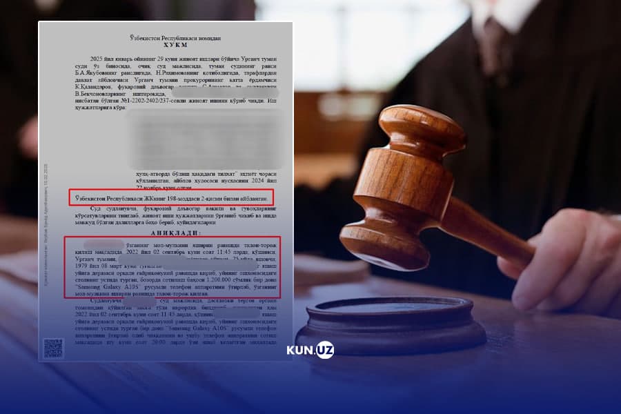 Khorezm court’s odd ruling: Defendant convicted of unrelated crime in courtroom blunder