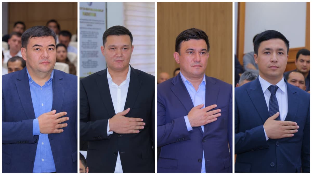 Тошкент шаҳрининг 4 туманида янги ҳокимлар иш бошлади