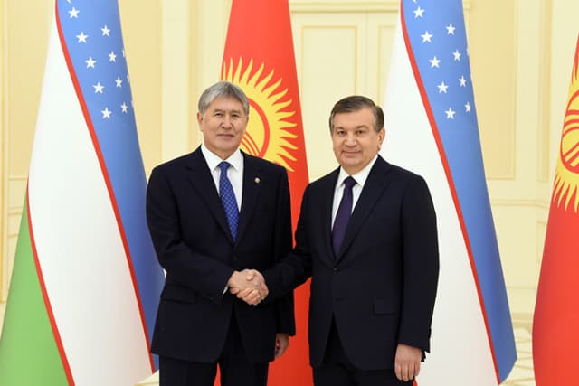 Shavkat Mirziyoyev Qirg‘izistonga keldi