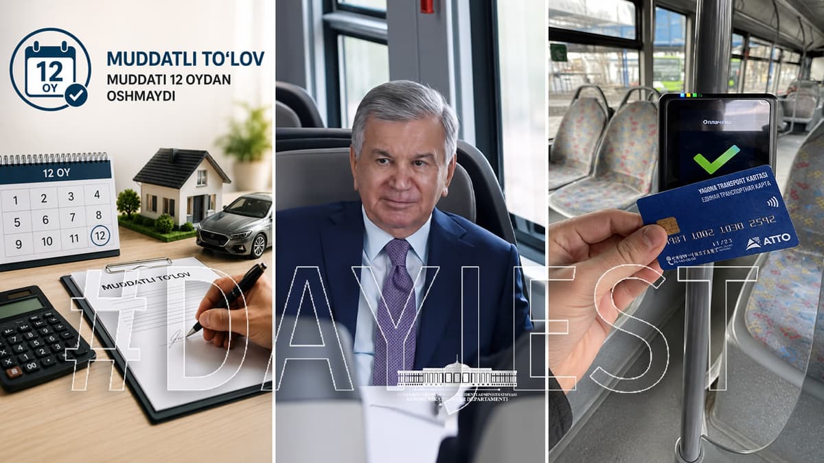 Xorazmdagi noyob temiryo‘l loyihasi va muddatli to‘lovning 12 oy bilan cheklanishi - mahalliy dayjest