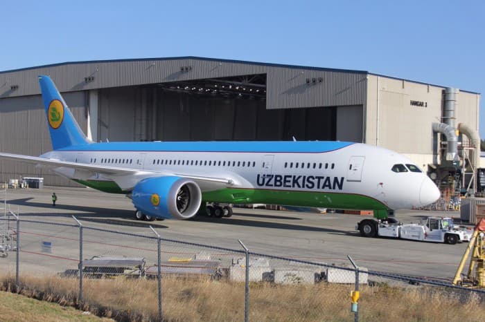 O‘zbekiston uchun atalgan Boeing-787 Dreamliner'ning birinchisi tayyor bo‘ldi