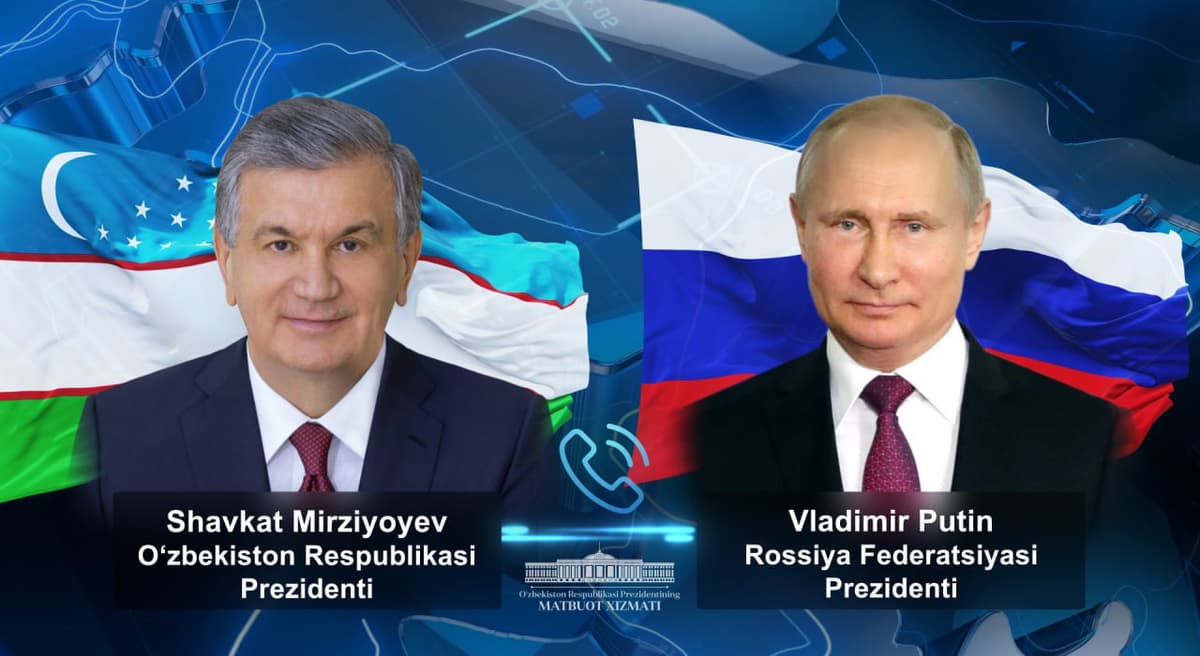 Mirziyoyev and Putin discuss strengthening Uzbekistan-Russia partnership