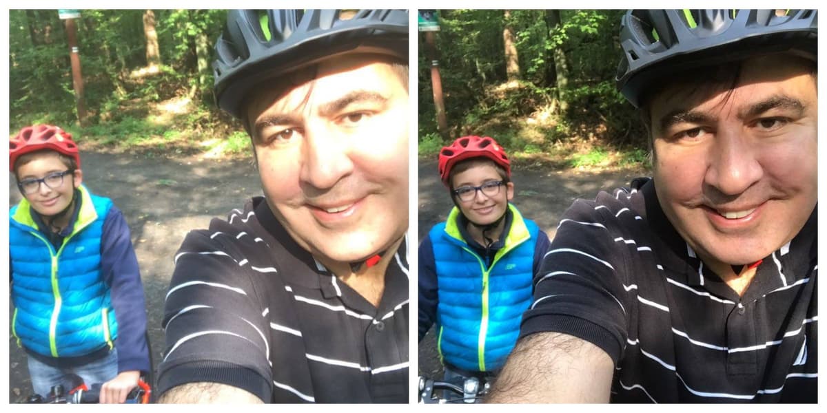 Saakashvili Ukrainaga 11 yoshli o‘g‘li bilan kelayotgani ma'lum bo‘ldi