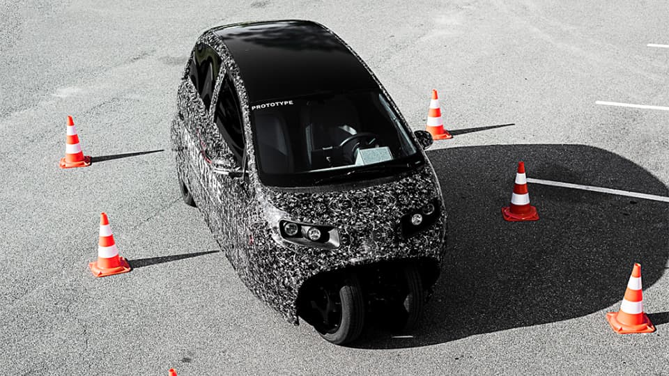 Daniya startapi karpuling uchun elektrokar prototipini namoyish etdi
