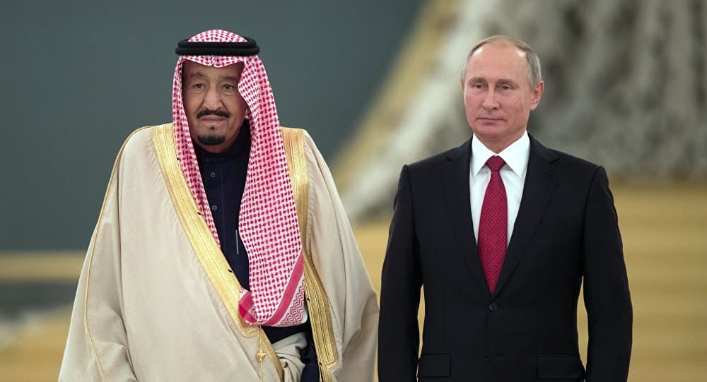 Saudiya podshohi Putin bilan uchrashuvda Eronni tanqid qildi