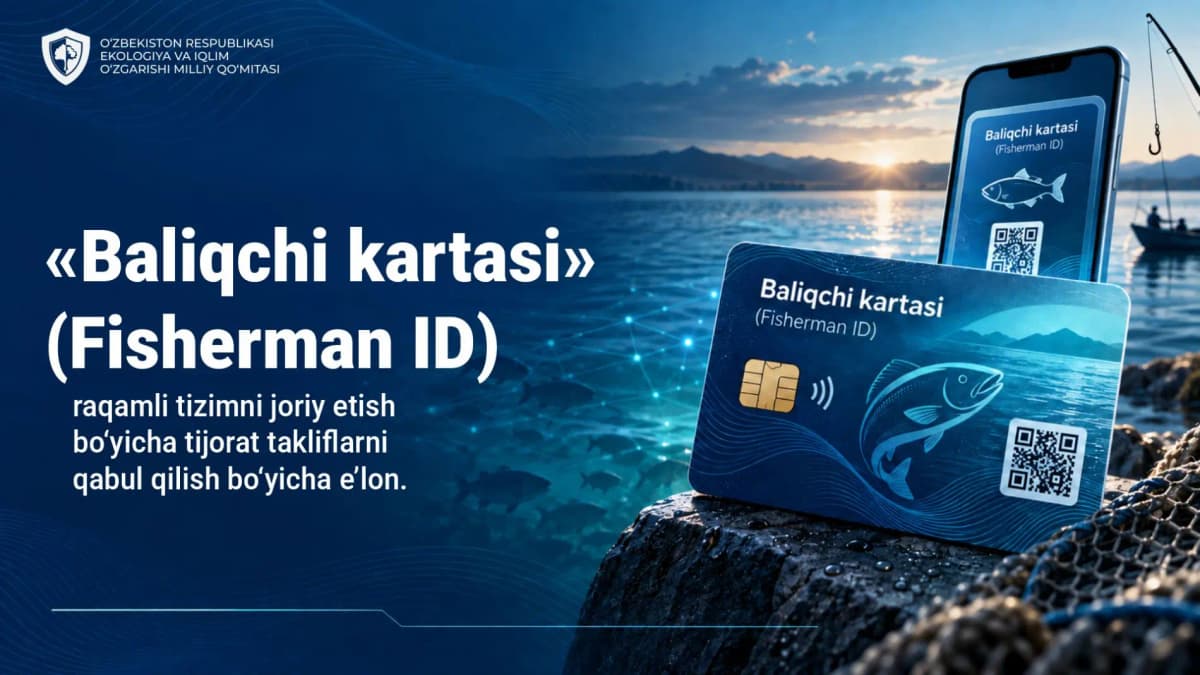В Узбекистане планируют запустить цифровую систему Fisherman ID