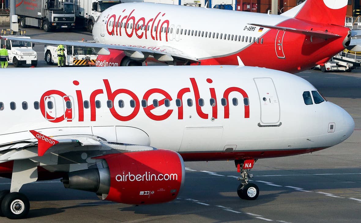 Air Berlin’ning 110 reysi uchuvchilar kasal bo‘lib qolgani tufayli bekor qilindi